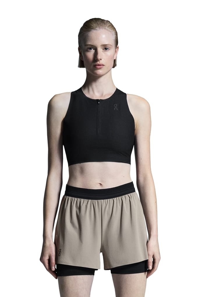On Race Crop 3 Black Maat: M | Sport BH's Outlet | Dames | Zwart