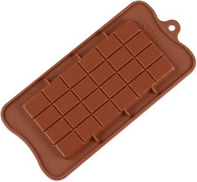 Knaak Chocoladevorm Groot - Reep - Siliconen - Mal - Bonbonvorm - Bakken - Hittebestendig