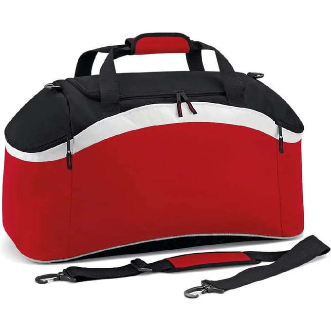 BagBase Teamwear Holdall BG572 - CLASSIC RED/BLACK/WHITE - 64 x 35 x 31 cm