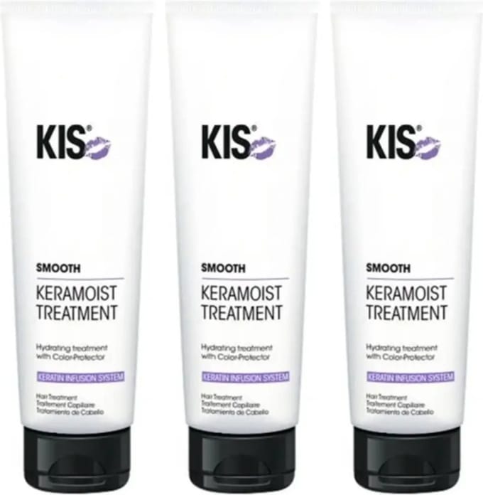KIS Smooth KeraMoist Treatment Triple Set - 3x150ml