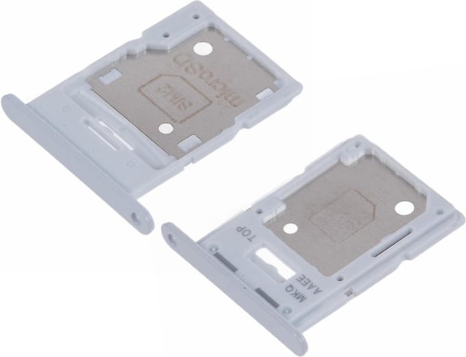 Voor Samsung A15 5G A156 Simkaart houder Zilver