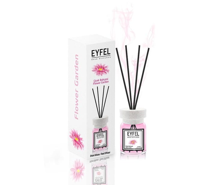 EYFEL - REED DIFFUSER - GEURSTOKJES - HUISPARFUM - FLOWER GARDEN - 120ML