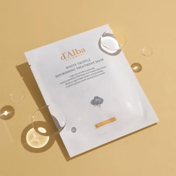 d’Alba Masque Traitant Nourrissant à la Truffe Blanche Éclat Intensif & Soin Raffermissant 25ml x 5pcs