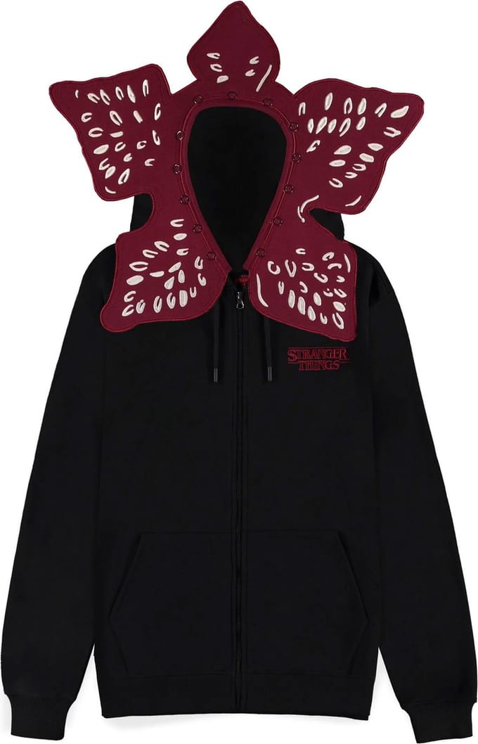 Stranger Things - Demogorgon Novelty Vest met capuchon - XL - Zwart