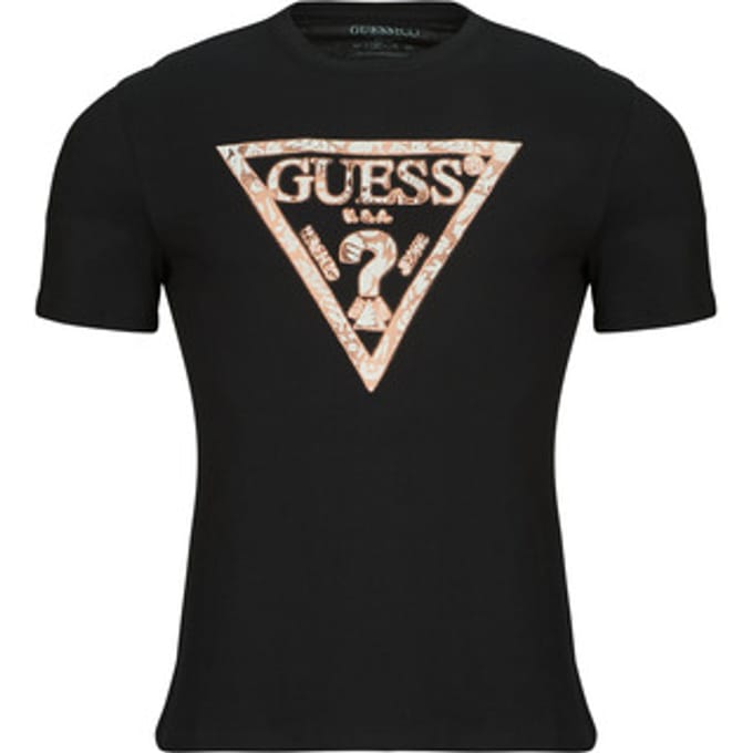 Guess  T-shirt Korte Mouw CN TRIANGLE TEE