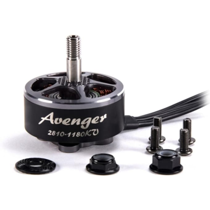 Moteur sans balais puissant 2810 1180KV pour drone télécommandé multicoptère FPV 1180-1 noir