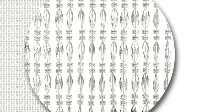 Vliegengordijnenexpert Chios - Vliegengordijn - 100x240 cm - Transparant