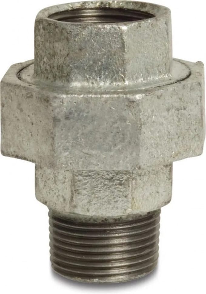BOSTA Nr. 341 - Gegalvaniseerde koppeling 1x1