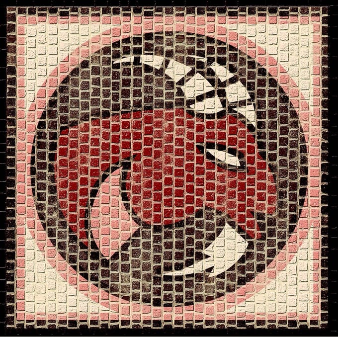 Mozaïek Sterrenbeeld Steenbok- steentjes