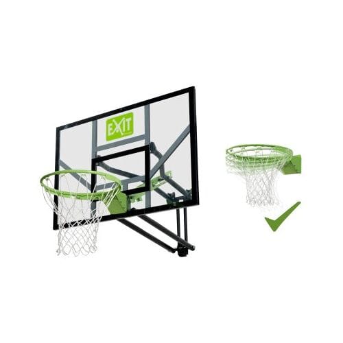EXIT Galaxy Basketbalbord - met Dunkring & Net - Muurmontage - Basketbalpaal - Voor Kinderen - Buiten