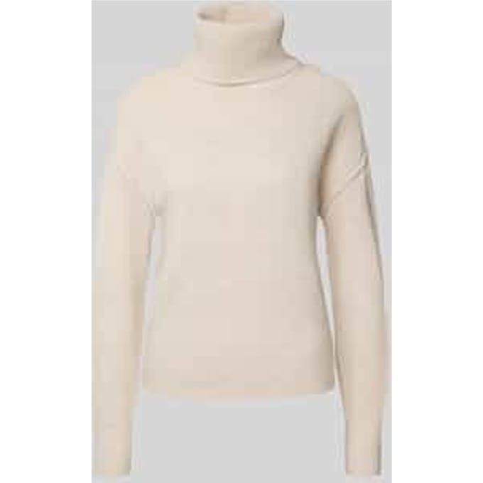 Relaxed fit coltrui met breistructuur