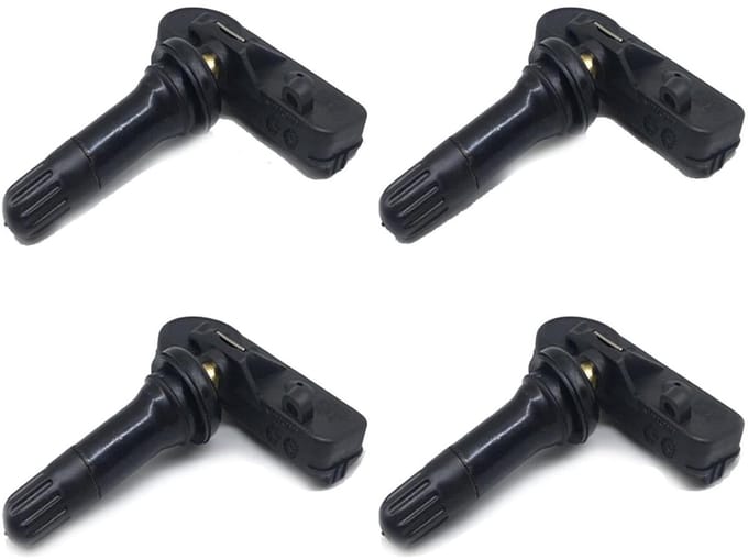 Bandenspanning Sensor - TPMS Sensor - Veilig Rijden - Stabiel Signaal - 4 Stuks - Zwart