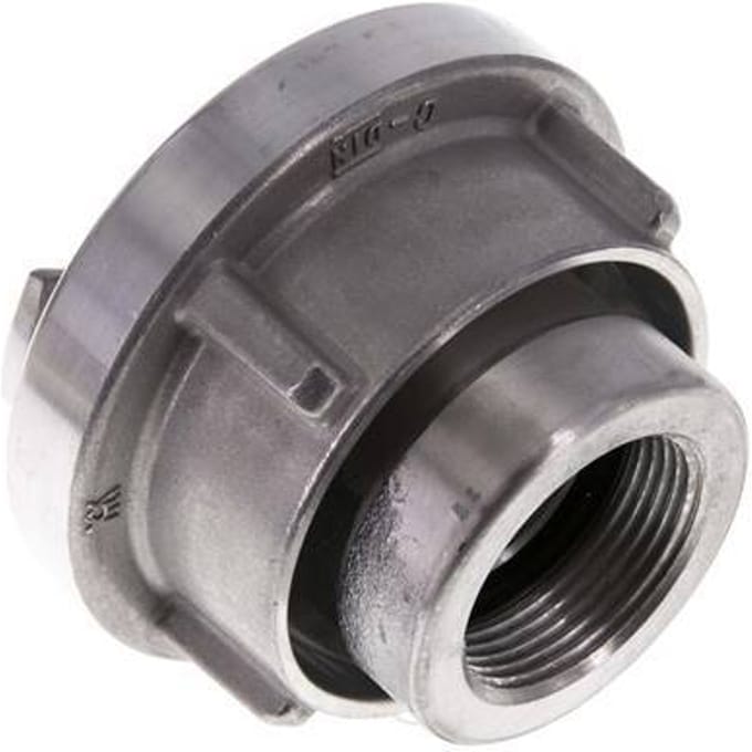 52-C (66 mm) Gesmeed Aluminium Storz-koppeling G 1 1/4'' Binnendraad Draaibaar