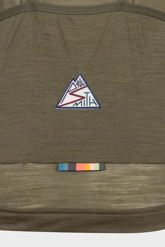 Paul Smith Mens Cycle Jersey S/s Classic Olive Green Maat: M | Sport Shirts Outlet | Heren | Groen