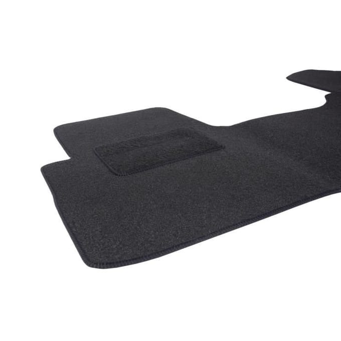 Tapis De Sol Noir Velours - J&J AUTOMOTIVE - Renault Master - Sur Mesure - Antidérapant - Imperméable noir