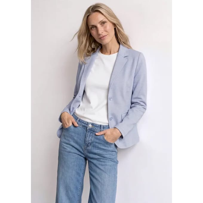 Basis piqué blazer