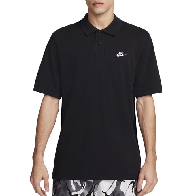 Nike Club Poloshirts Heren - Zwart - Maat M