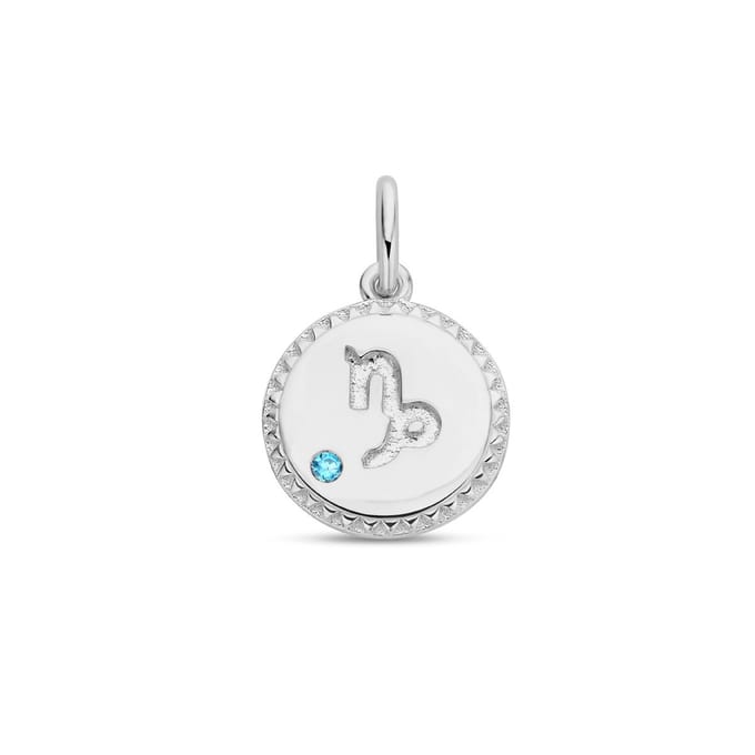 Hanger Sterrenbeeld Zirkonia Zilver Gerhodineerd