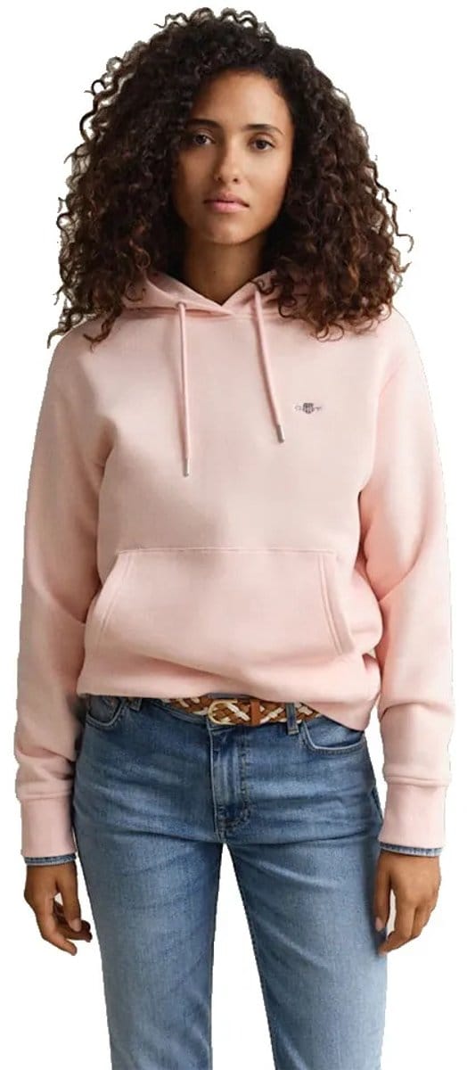 Gant Shield Hoodie Roze L Vrouw