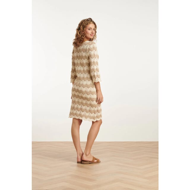 Smashed Lemon 25219 e zigzag crochet jurk |