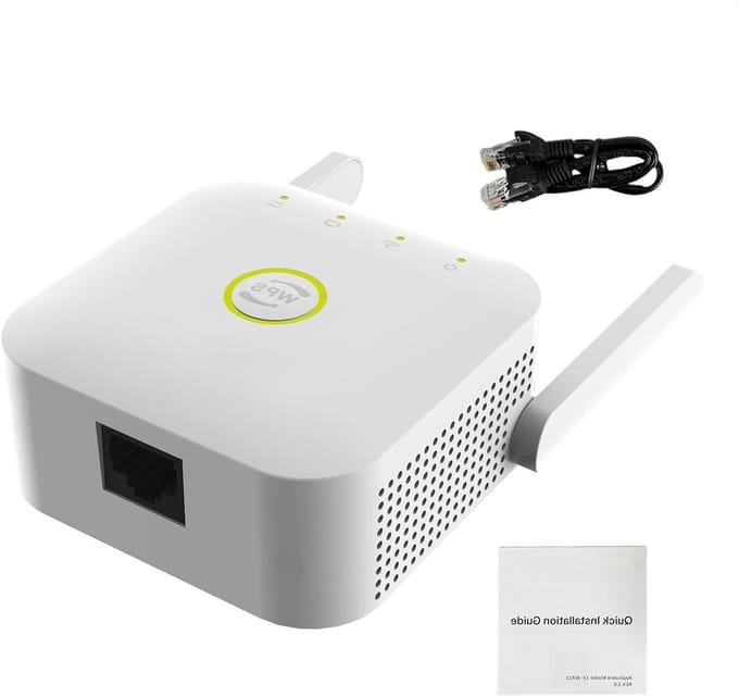 Wifi Versterker - Signaal Booster - Internet Uitbreiden - Dubbele Modus - 300M - Wit