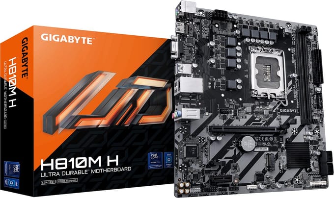 GIGABYTE H810M H Moederbord - Intel H810 - Intel LGA1851 - DDR5 RAM - Micro-ATX
