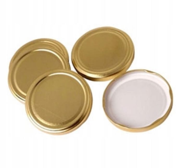 Altom Sezon - Potdeksels - Gouden Deksel - 66 mm - 10 stuks