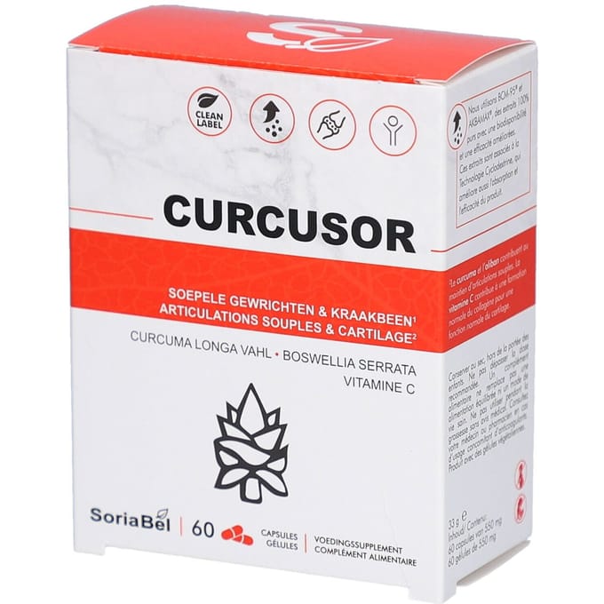 Soria Natural Curcusor Capsules 60CP