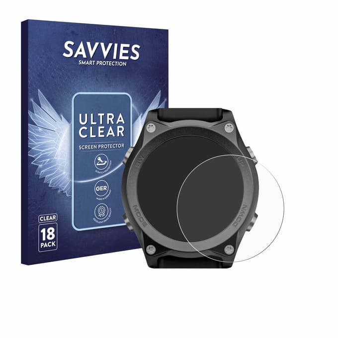 Savvies - Screenprotector voor Mares Sirius - Folie Beschermfolie transparant 18 Stuks