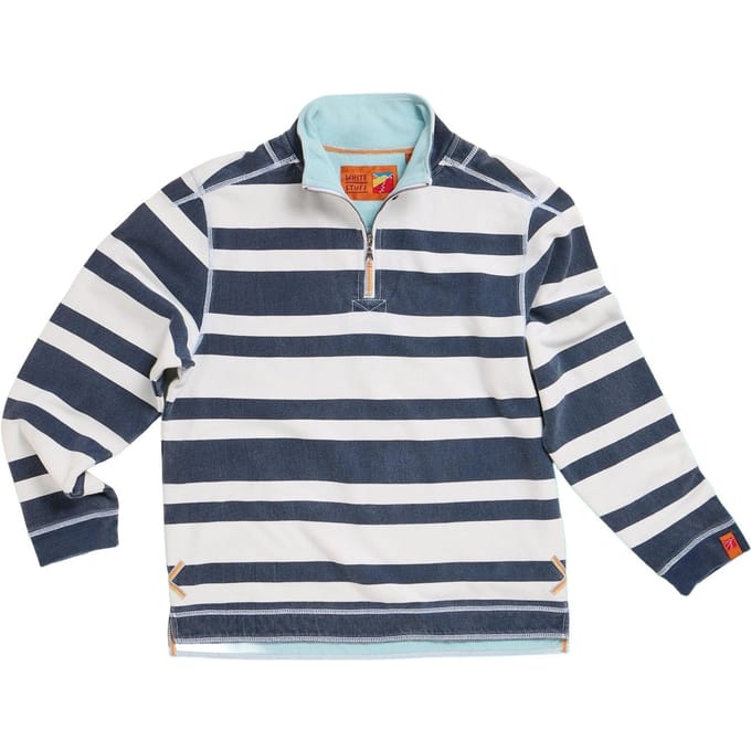 White Stuff Stripe Pique Half Zip Sweat Navy Multi Taglia: XL | Maglioni a maglia Outlet | Uomo | Blu
