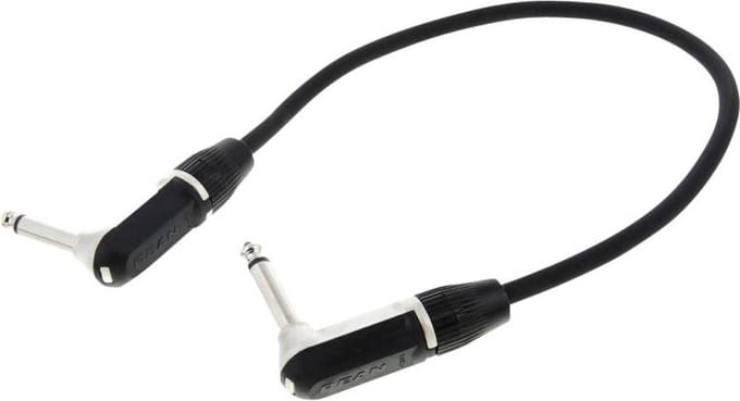 Cordial CFI 0.15 RR - Instrument kabel, jack - jack haaks, 15 cm.