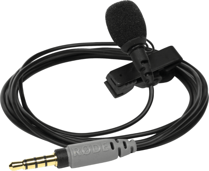 Rode RØDE Microphones SmartLav+-lavaliermicrofoon voor mobiele telefoon Overdracht: via kabel incl. klem, Windkap