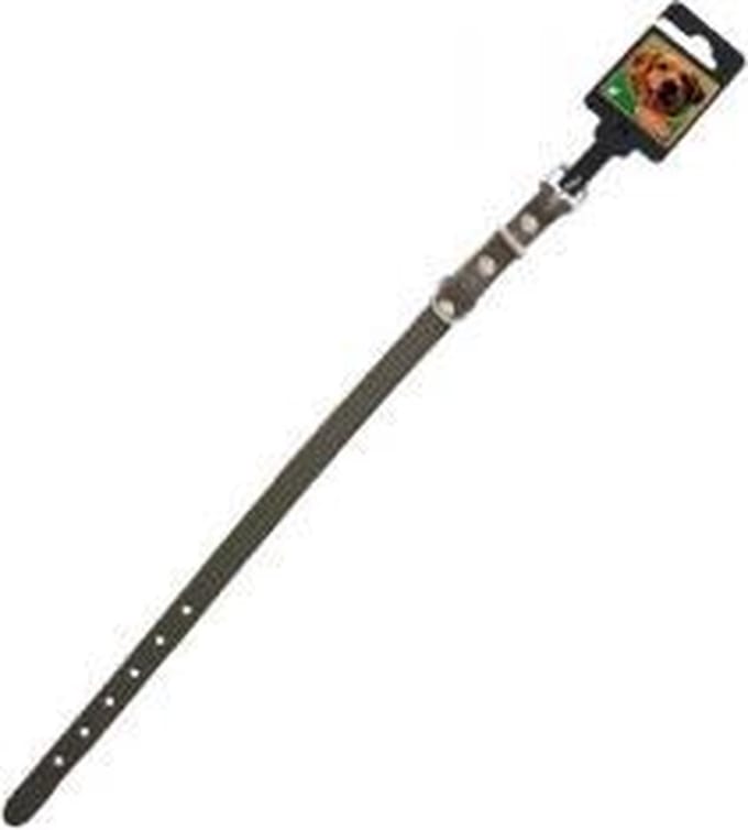Boon Leren Halsband Donkerbruin - 22mm/ 60cm