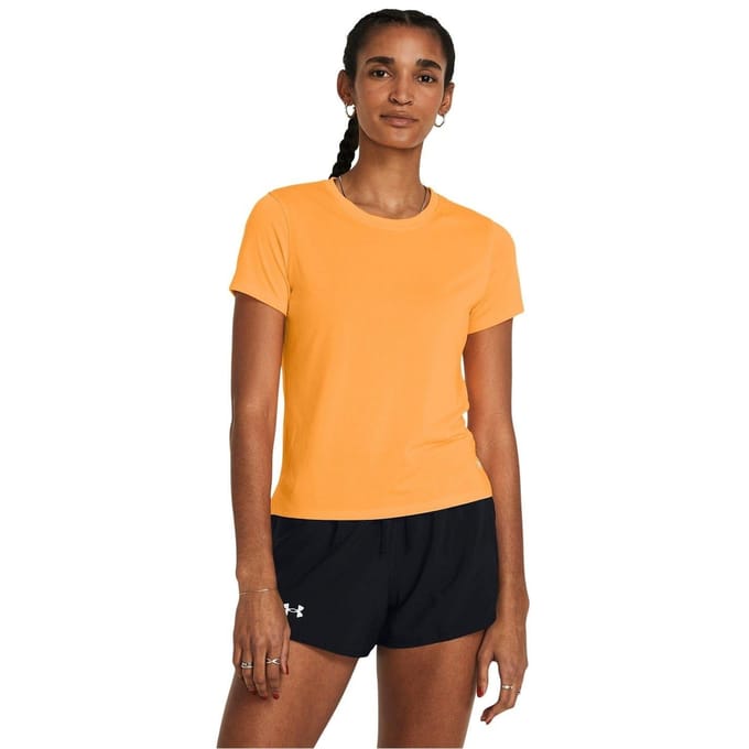 Under Armour Streaker-hardloopshirt voor dames (Oranje)