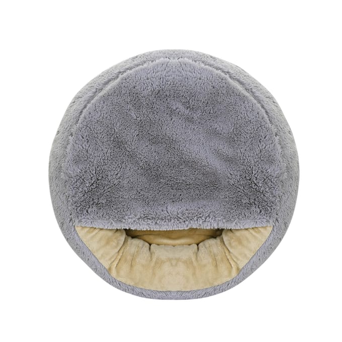 Hondenbed FLUFFY 80 cm lichtgrijs