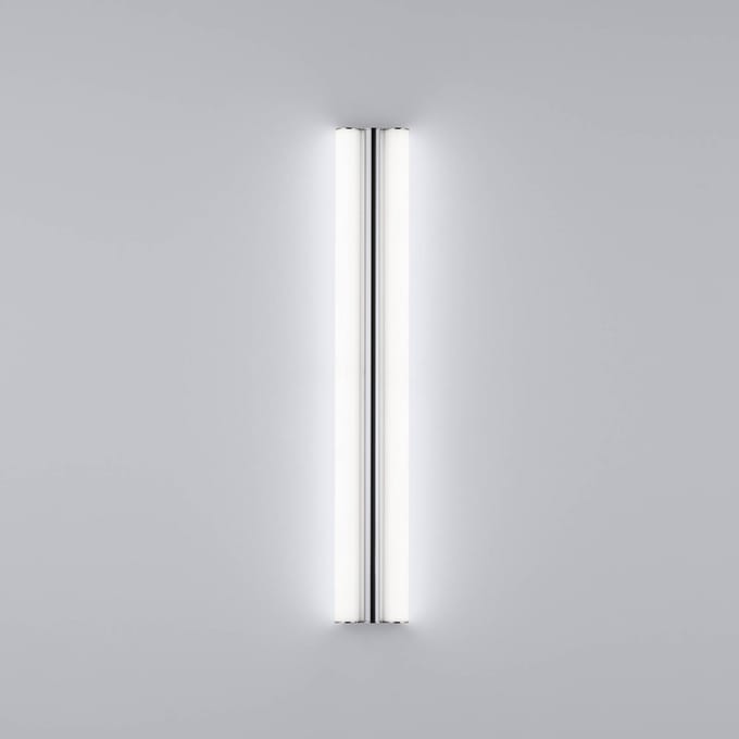 Helestra LED spiegellamp LOOM, lengte 60 cm, chroom, IP44