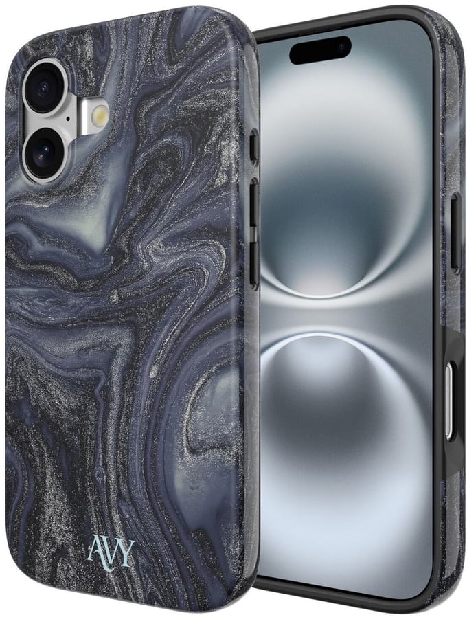 AVY Hard Shell Back Cover | geschikt voor Apple iPhone 16 | Obscura Blue | Compatibel met MagSafe & Qi2