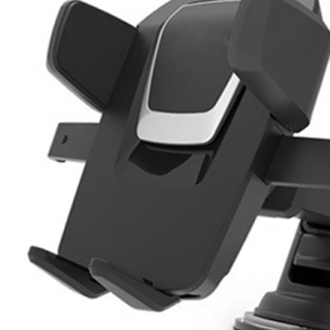 Autotelefoonhouder Multifunctionele Opvouwbare Telefoonhouder Antislip Universele Mobiele Standaard black
