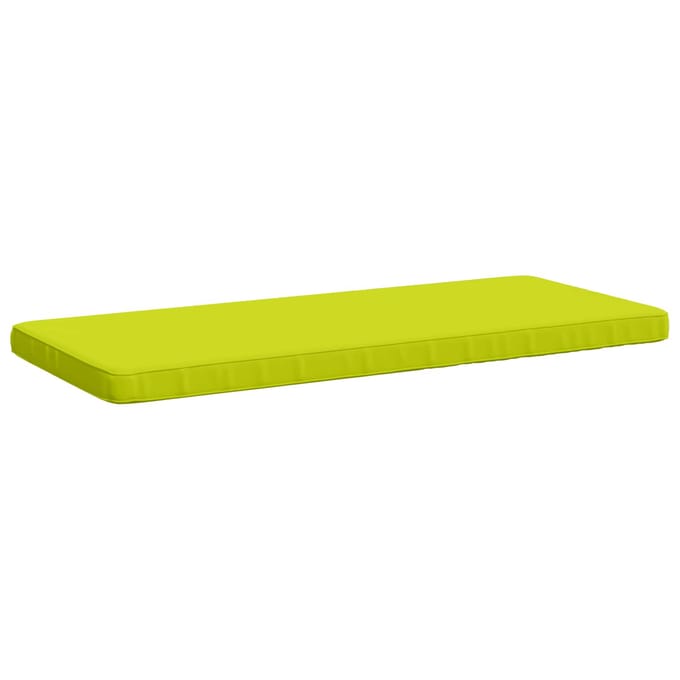 vidaXL - 1-delig - Bankkussen - VUGHT - 100% - Polyester - Heldere - Groen.