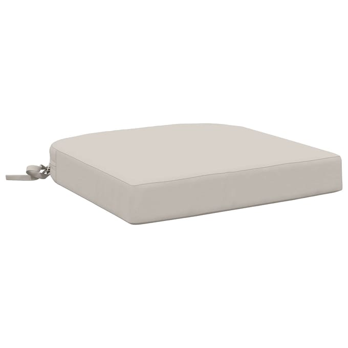 vidaXL - 1-delig - zitkussen - SOEST - 100% - Polyester - Wit - 40 - x - 40 - x - 7 - cm