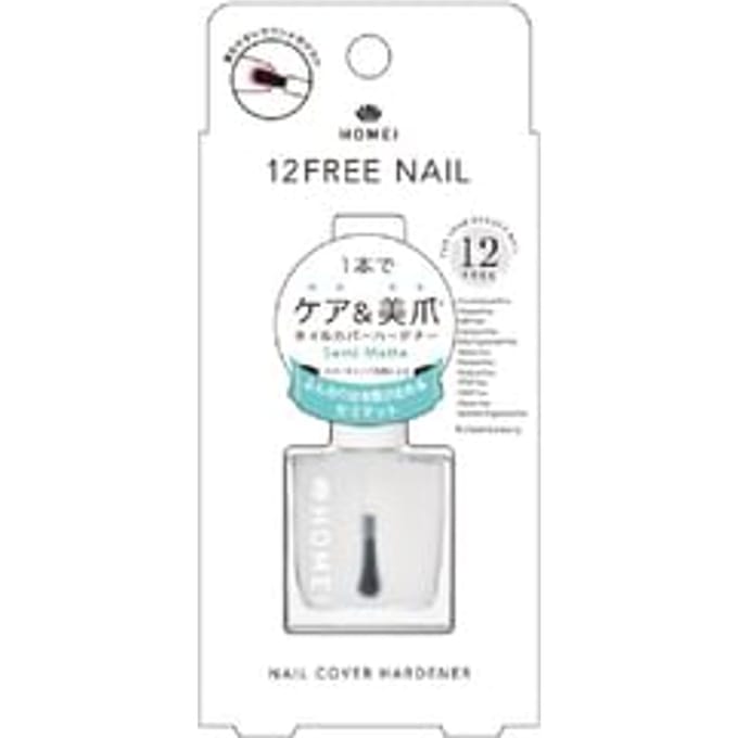 Homei - 12Free Nail Cover Hardener FN-5 Semi Matte