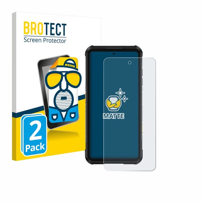BROTECT - Screenprotector voor Ulefone RugOne Xever 7 Pro - Folie Beschermfolie matte 2 Stuks