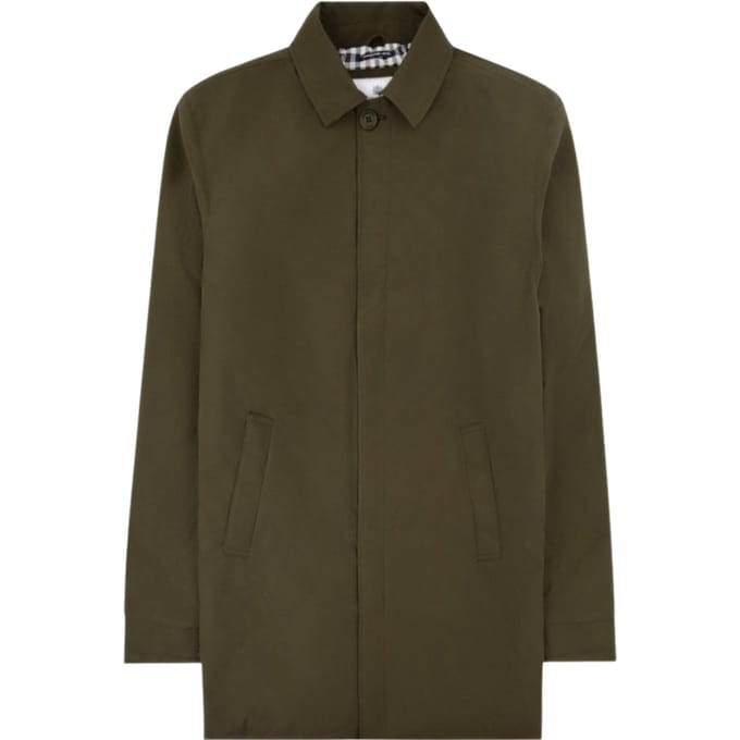 Aquascutum Active Shell Active Mid Trench Army Green Jacket