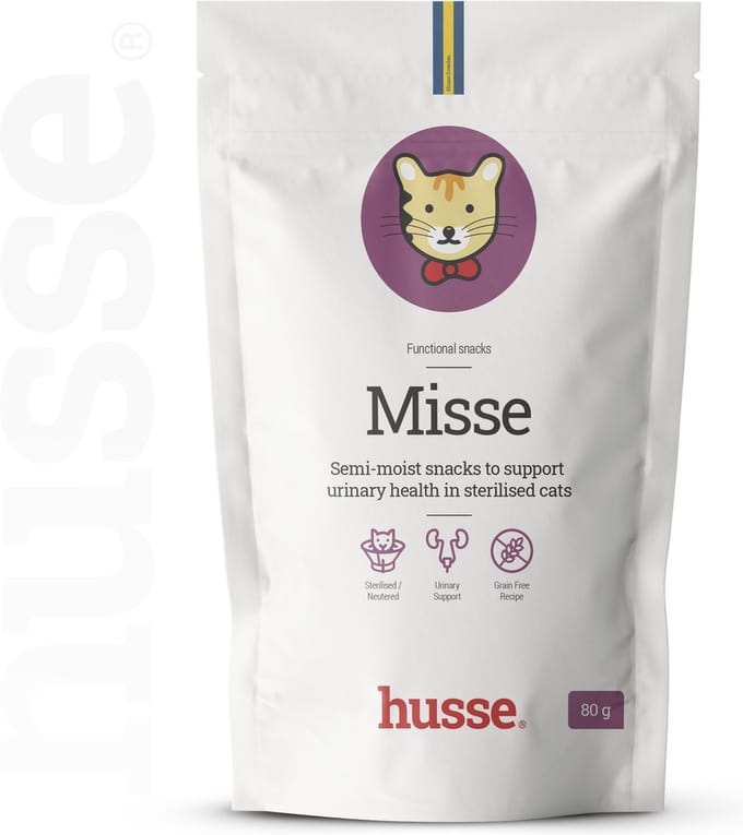 Husse Misse - Kattensnack, Kattensnoepjes, Katten snacks - 6 x 80 g