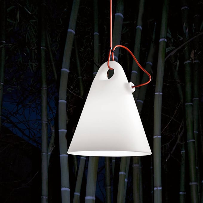 Martinelli Luce buiten hanglamp Trilly, stekker, Ø 45 cm