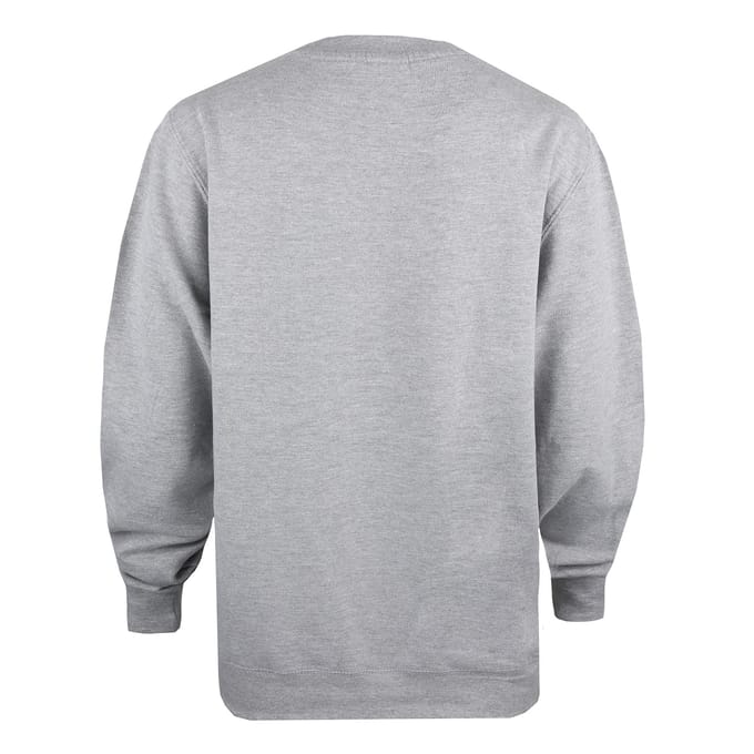 Disney Dames/Dames Mickey Mouse Gezicht Crew Hals Sweatshirt (Sportgrijs)