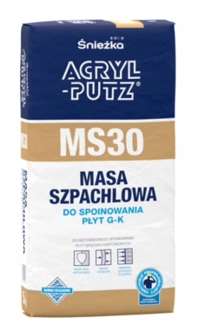 Śnieżka MS30 Serie - Gipsplaatvuller - 5kg - Voor Binnen - Eco-vriendelijk