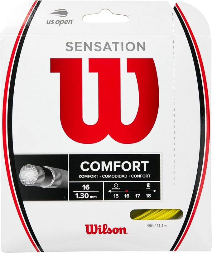 Multifilament Tennis Draad Set - Hoog Comfort en Duurzaamheid - Geel