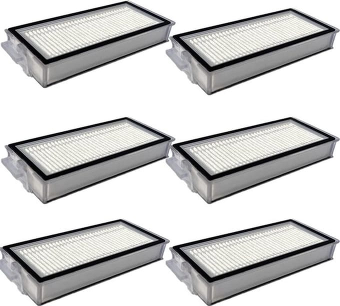 Accessoires geschikt voor Roborock Q7 Max en Q7 Max + Plus - HEPA-filter - Accessoires - Reserveonderdelen (6 stuks)