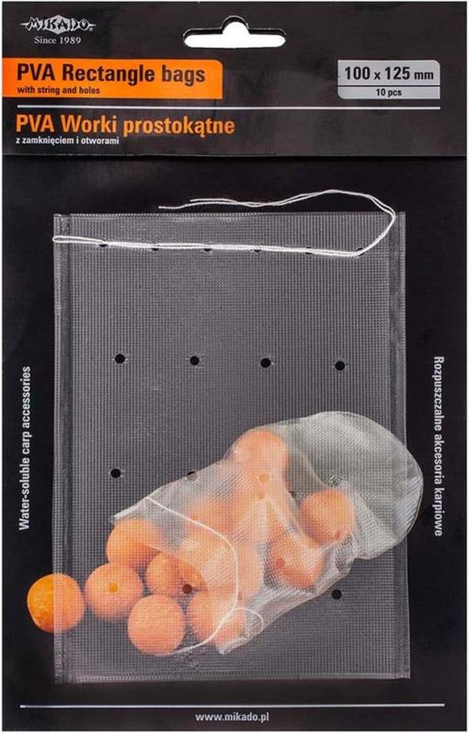 Mikado Pva Bags Met Gaatjes En Koord | 101X125Mm